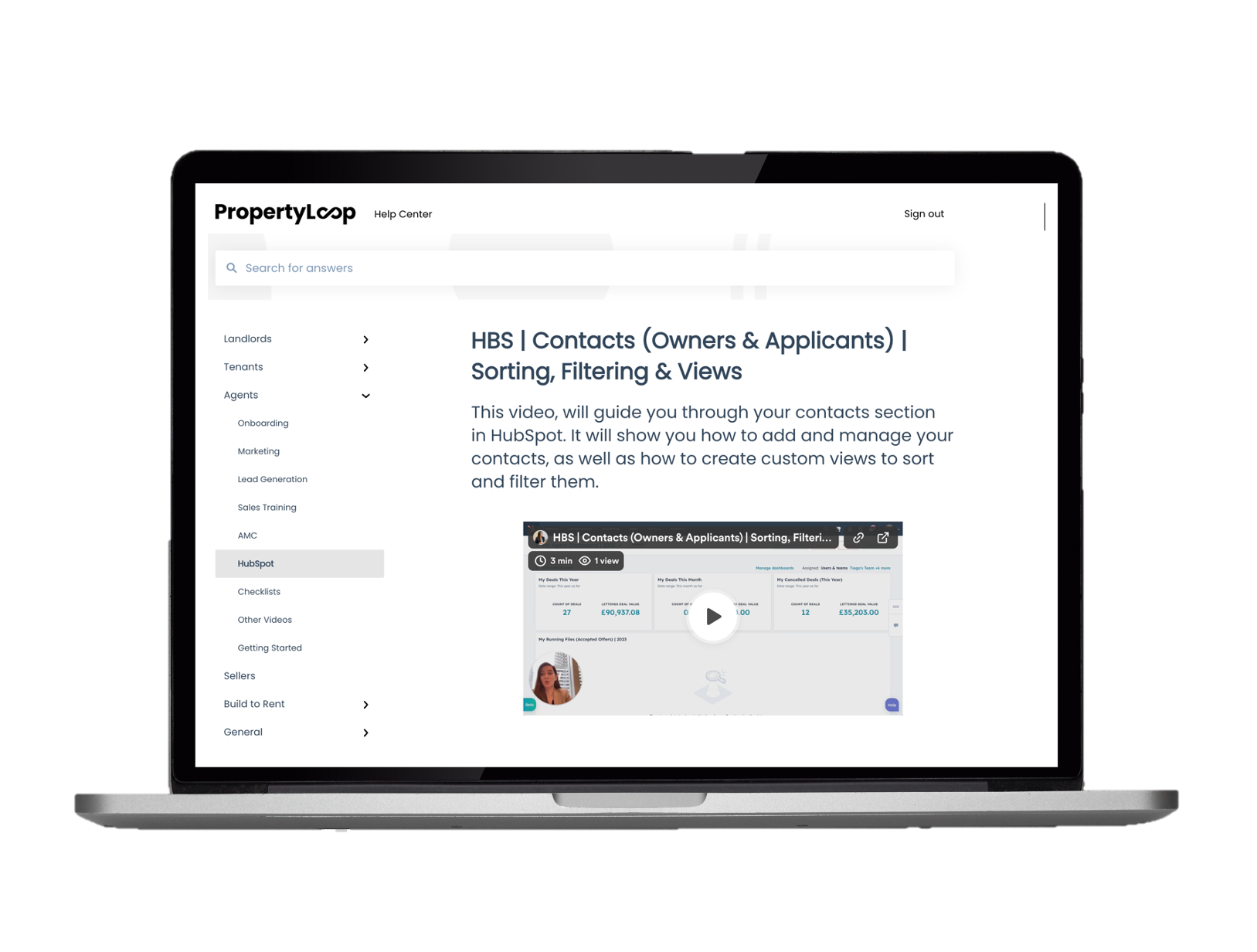 HubSpot Contacts- Filtering and Sorting